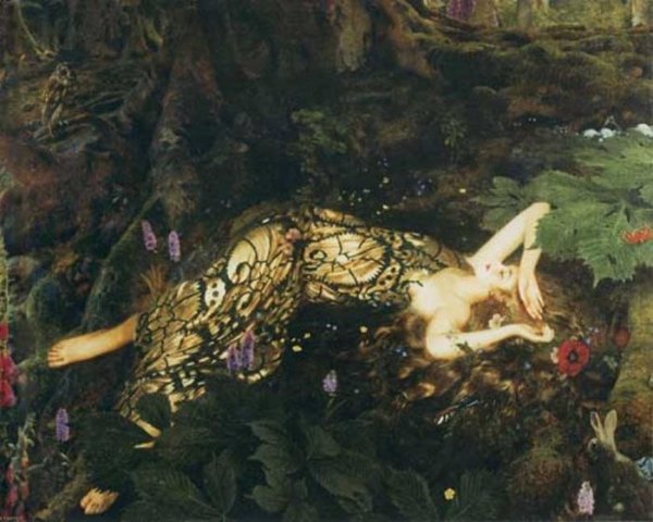 Titania Sleeps (1928). Frank Cadogan Cowper (English, 1877-1958).