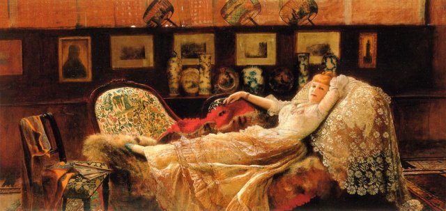 Day Dreams. John Atkinson Grimshaw (English, 1836-1893).