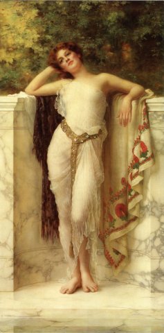 A Classical Beauty. William Clarke Wontner (English, 1857-1930).