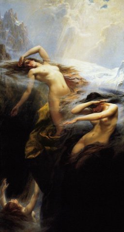 Clyties of the Mist (1912). Herbert James Draper (English, 1863-1920).