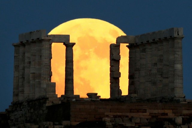 July 27, 2018, temple of Poseidon in Athens, Greece, photo by Alkis Konstantinidis