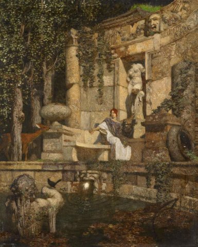 Poetry (c. 1900). Alexander Rothaug (Austrian, 1870-1946).