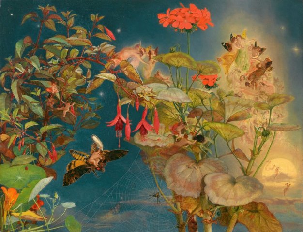 Midsummer Fairies (c. 1856). John George Naish (British, 1824-1905).