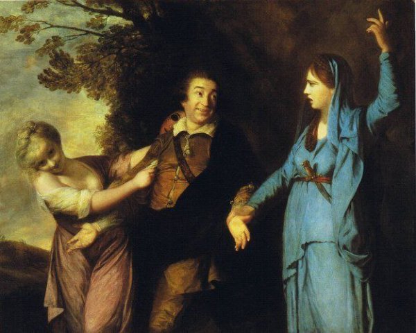 Garrick Between Tragedy and Comedy (1761). Joshua Reynolds (English, 1723-1792).