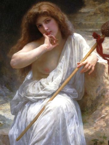 Malice (1899). William-Adolphe Bouguereau (French, 1825-1905).