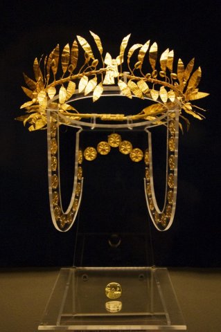 A Thracian gold find from Bulgaria. 2300-2500 years old. The Kingdom of Odrysia in Classical times ruled much of what is now Bulgaria.