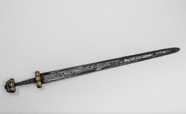 Carolingian sword uncovered in Dendermonde, Belgium, dated 750-850 AD.