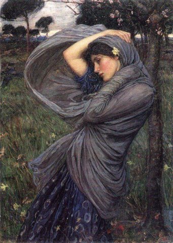 Boreas (1903). John William Waterhouse (English, 1849-1917).
