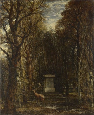 The Cenotaph to the Memory of Sir Joshua Reynolds. John Constable (English, 1776-1837).