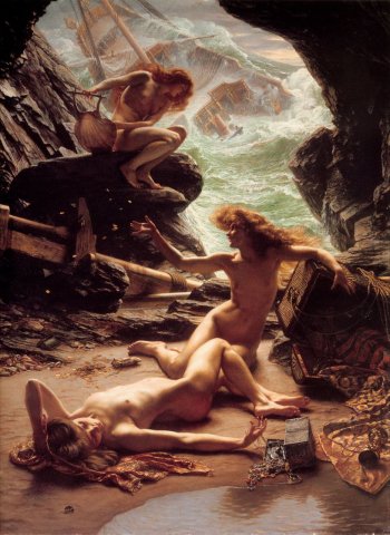 Cave of the Storm Nymphs (1903). Edward Poynter (British, 1836-1919).