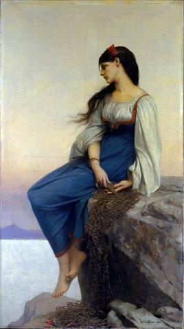 Graziella, 1878. Jules Joseph Lefebvre (French, 1836-1911).