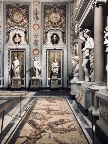 Views of Galleria Borghese, Rome.
