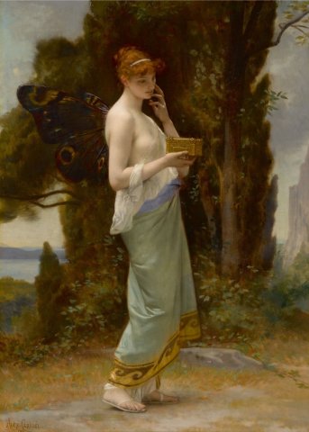 Psyché - Alexandre Cabanel, 1881.
