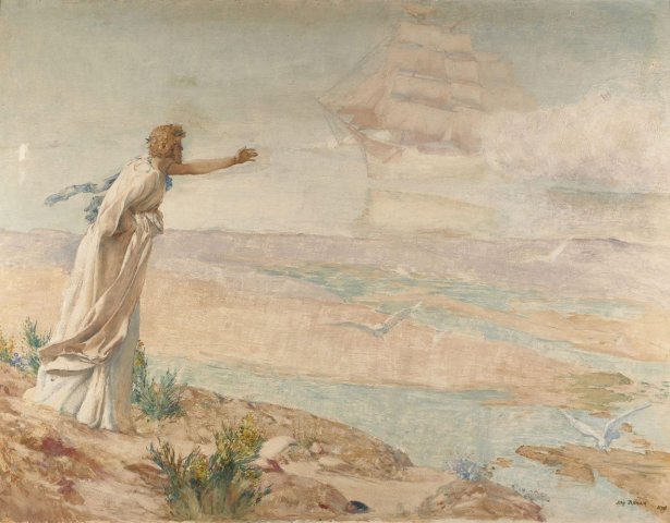 Le Poète et le Mirag (1894). Ary Renan (French, 1857-1900).