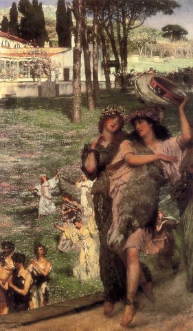 On the Road to the Temple of Ceres, 1879. Sir Lawrence Alma-Tadema (Dutch, 1836-1912).