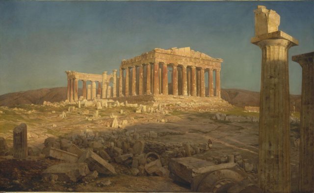 The Parthenon (1871). Frederic Edwin Church (American, 1826-1900).