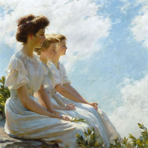 On the Heights (1909). Charles Courtney Curran (American, 1861-1942).