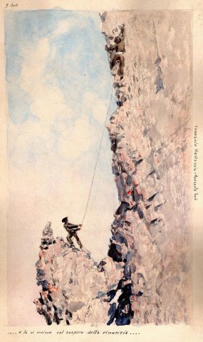 Napoleone Cozzi (Italian, 1867-1916). Painter and mountaineer.