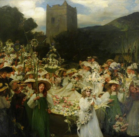 The Grasmere Rushbearing (1905). Frank Bramley (British, 1857-1915).