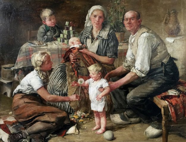Familienbild, by Hans Schmitz-Wiedenbrück ca. 1938