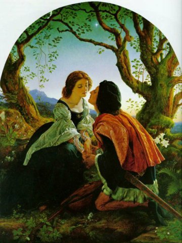 "Hesperus" (1857) by Sir Joseph Noel Paton (Scottish artist 1821-1901).