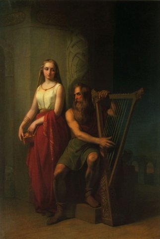 Idunn and Bragi (1846).
Nils Blommér (Swedish, 1816-1853).