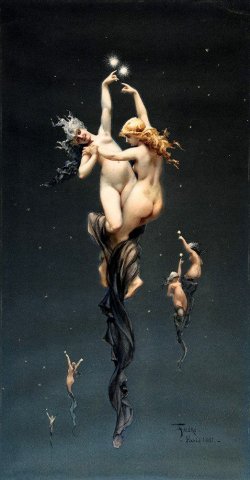 The Double Star. Luis Ricardo Falero (Spanish, 1851-1896).