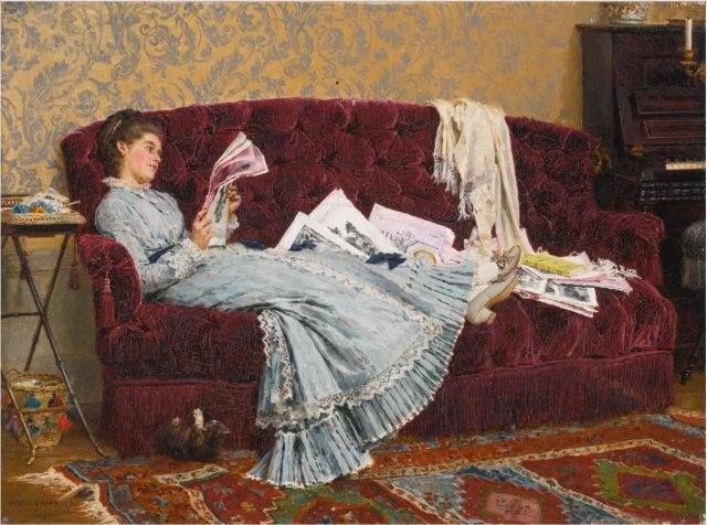 Sunday Afternoon. François-Marie Firmin-Girard (French, 1838-1921).