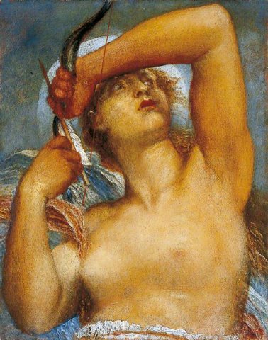 Artemis. George Frederick Watts (British, 1817-1904).
