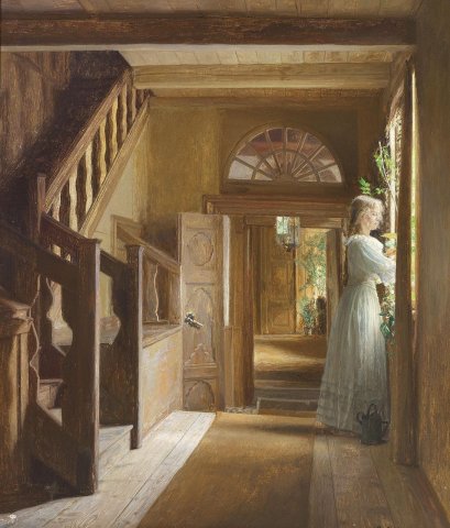 Interior (1907). Georg Achen (Danish, 1860-1912).