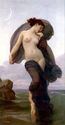 Le Crépuscule (1882). William-Adolphe Bouguereau (French, 1825-1905).
