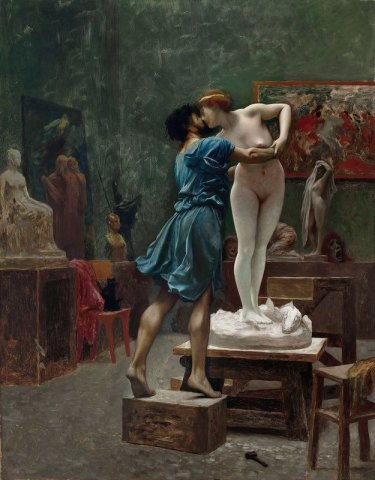 Pygmalion et Galatée. Jean-Léon Gérôme (French, 1824-1904).