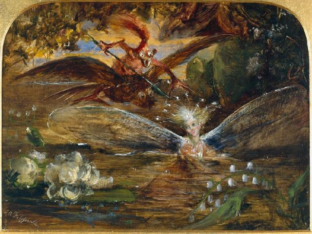 The Fairy and Changeling art of John Anster Fitzgerald (British, 1819-1906).
