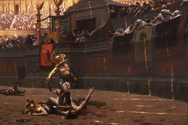Pollice Verso (1872). Jean-Leon Gerome (French, 1824-1904).