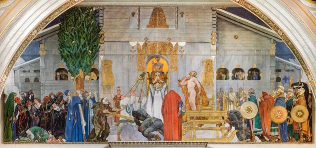 Midvinterblot. Carl Larsson (Swedish, 1853-1919).