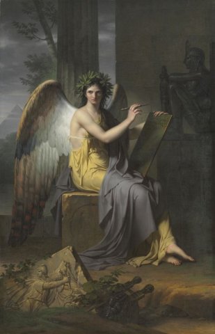 Clio, Muse of History (1800). Charles Meynier (French, 1768-1832).