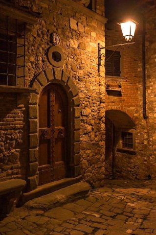 Medieval Entry, Tuscany, Italy.