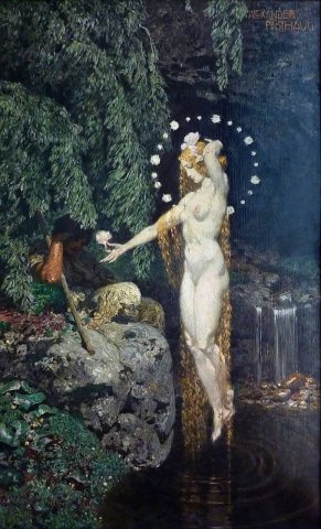 The Miracle Flower (c. 1900). Alexander Rothaug (Austrian, 1870-1946).