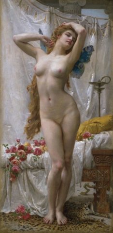 The Awakening of Psyche. Guillaume Seignac (French, 1870-1924).