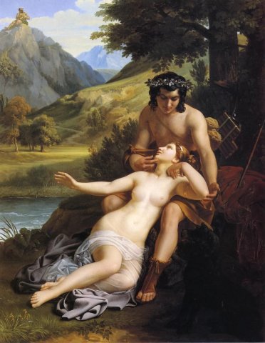 The Love of Acis and Galatea (1837). Alexandre-Charles Guillemot (French, 1786-1831).