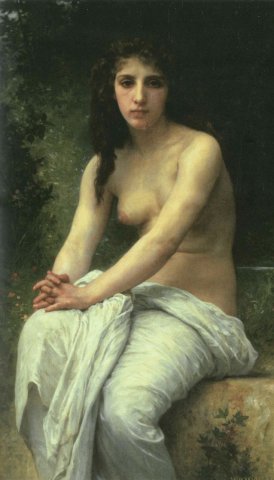 Reflection (1898). William-Adolphe Bouguereau (French, 1825-1905).