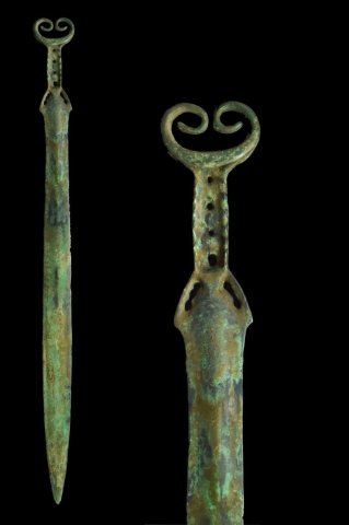 Celtic Bronze Sword, 1000-800 BCE.