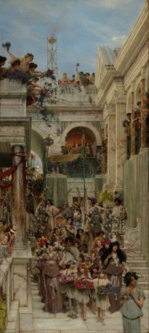 Spring, 1894. Lawrence Alma-Tadema (Dutch, 1836-1912).