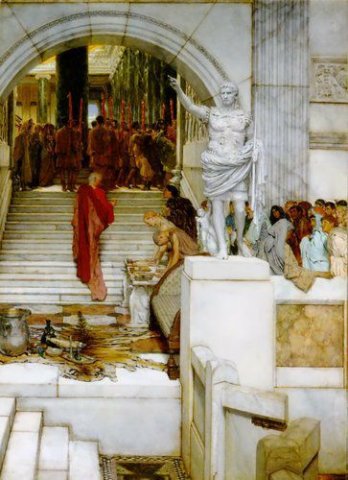 After the Audience, 1879. Lawrence Alma-Tadema (Dutch, 1836-1912).