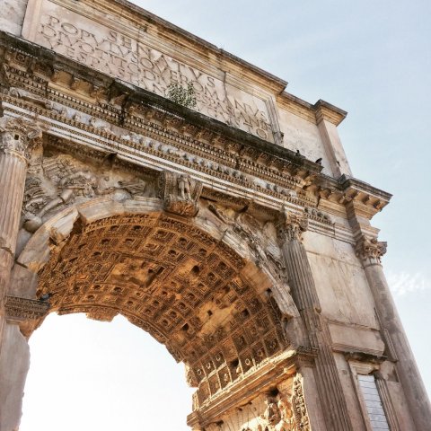 Arch of Titus, Rome, Italy.
