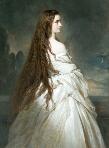 Elisabeth of Bavaria. Franz Xaver Winterhalter (German, 1805-1873).