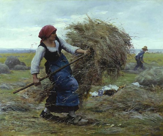 Harvest Time. Julien Dupré (French, 1851-1910).