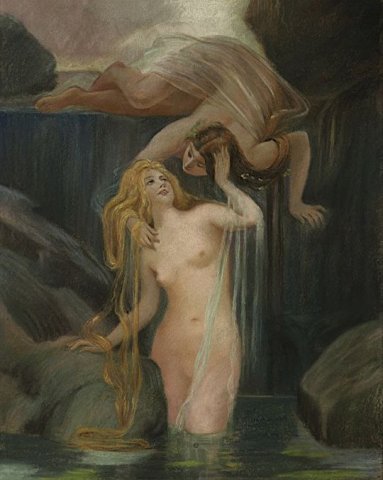 Flow (1903). Maxmilian Pirner (Czech, 1854-1924).