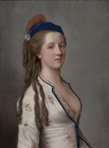 Portrait of Lady Ann Somerset - Jean-Étienne Liotard (1702-1789).