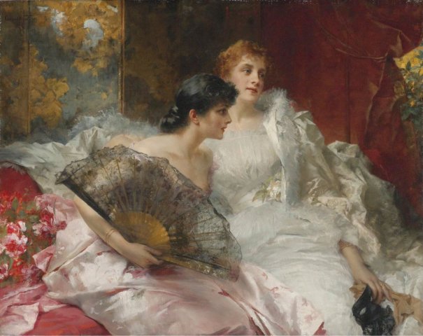After the Ball. Conrad Kiesel (German, 1846-1921).